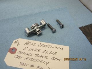 Atlas Craftsman 6 " Lathe 101,  618 Carriage Gear Case & Pinion,  Gear M6 - 11x