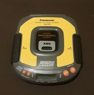 Vintage Panasonic Portable Cd Player Sl - Sw404 Mash