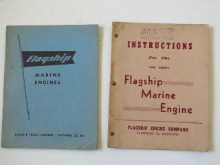 Vintage Flagship Marine Engine Manuals,  100 Series And Undefined