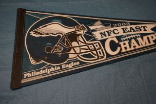 2003 Philadelphia Eagles NFC Eastern Division Champs NFL Wincraft Felt Pennant 2