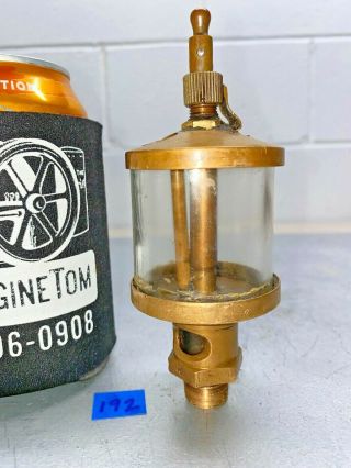 Essex Brass Corp Cylinder Oiler 2 Hit Miss Gas Engine Steampunk Vintage Antique