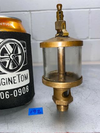 Essex Brass Corp Cylinder Oiler 2 Hit Miss Gas Engine Steampunk Vintage Antique 2