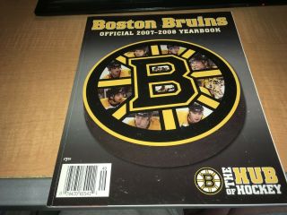 2007 - 08 Boston Bruins Nhl Hockey Yearbook