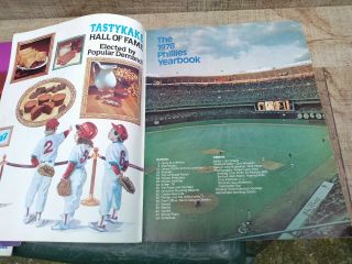 1978 Baseball Yearbook Philadelphia Phillies Mike Schmidt Carlton Maddox McGraw 3