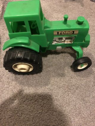 Vintage Processed Plastics Co Toy Ford Farm Tractor Green