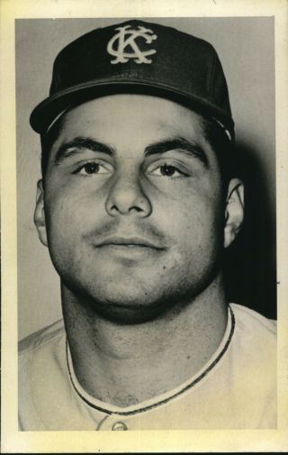 1969 Press Photo Sal Bando Of The Kansas City,  Oakland Athletics Head Shot