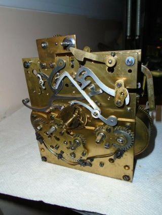 Antique - Gustav Becker - Mantle Clock Movement - Model P - 14 - To Restore - Ca.  1920 - E173