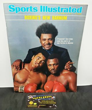 Muhammad Ali Heavyweight Boxing Sports Illustrated Frazier September 15 1975
