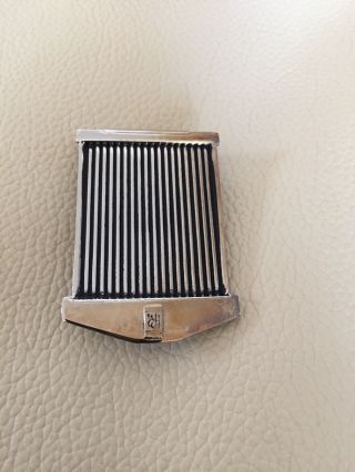 Vintage Rolls Royce Gold Toned/silver Money Clip