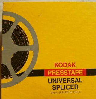 Vintage Kodak Presstape Universal Splicer For 8mm/super8mm/16mm Model D550