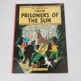 Vtg Tintin Prisoners Under The Sun The Adventures Of Tintin Herge Comic Book 
