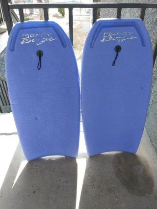 Morey Boogie Board Vintage Foam Core 40 Inch X 19.  5 " Blue 2 Boards Available