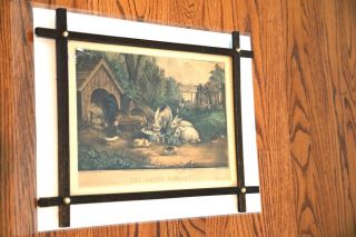 The Happy Family Framed Currier & Ives Lithograph C2709
