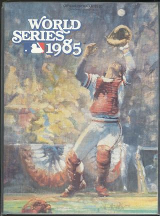 1985 World Series Program,  Kansas City Royals Vs.  St.  Louis Cardinals