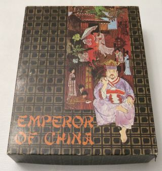 Vintage 1972 Emperor Of China Dynamic Strategy Bookshelf Board Game Complete