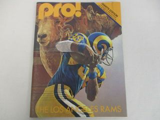 Sep 28 1980 York Giants Vs Los Angeles Rams Pro Program