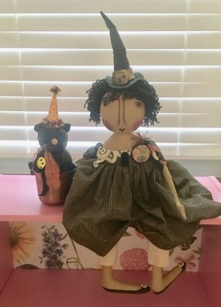 Primitive Folk Art Witch Doll Ooak