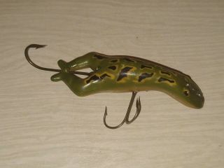 Heddon Luny Frog Vintage Antique Crankbait Fishing Lure