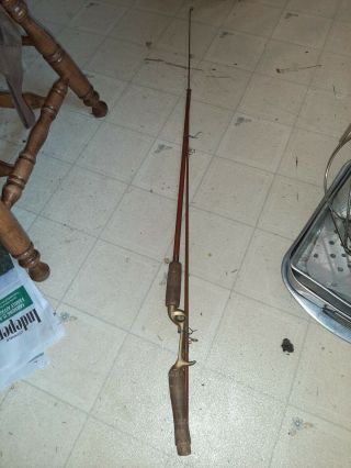 Vintage Wright & Mcgill Eagle Claw Spinning Fishing Rod Pole Frs - 6 - 1/2 Ft