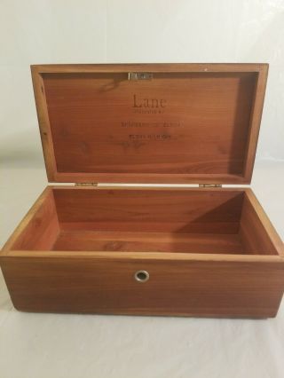 Vintage Lane Cedar Hope Chest Jewelry Box