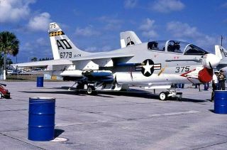 4 1980 - 85 USN / USAF TA - 7C A - 7D A - 7D Aircraft Color Slides 2