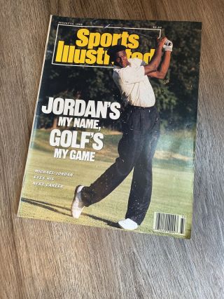 Michael Jordan Sports Illustrated - Bulls " Jordan Golf " Cover 1989 - No Label