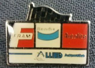 Fram Bendix Autolite Allied Automotive Racing Collectible Pin