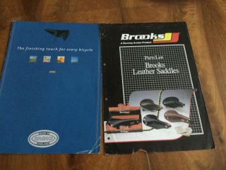 Brooks Saddles 2 Catalogues 1980,  S &1990,  S