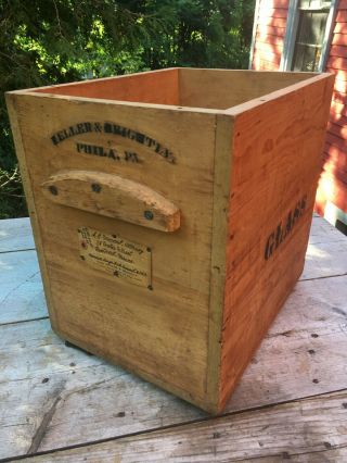 Vintage Wooden Crate 1920 