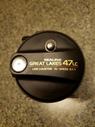 Daiwa Sealine Great Lakes 47lc Conventional Trolling Reel Line Counter