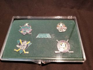 Anaheim 1993 Mighty Ducks Boxed 5 Pin Set -