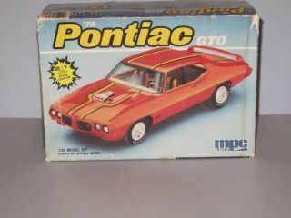 Mpc ‘70 Pontiac Gto Model Kit 1/25 -
