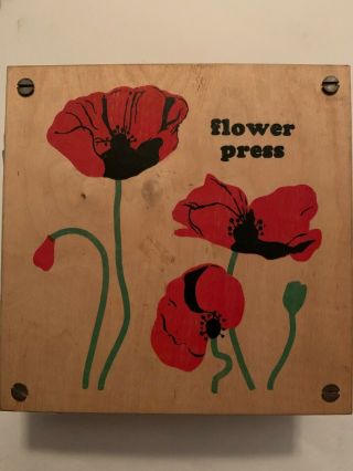 Vintage Flower And Leaf Press,  Complete
