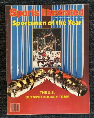 1980 Us Olympic Hockey Sports Illustrated Sportsmen Of The Year Issue