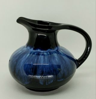 Vintage Blue Mountain Pottery Canada Blue Drip Pitcher