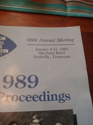 1989 American Football Coaches Association Program 2