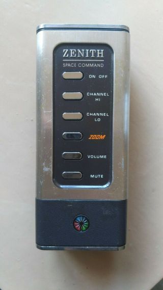 Vintage Zenith Space Command Ultrasonic Tv Remote Controller