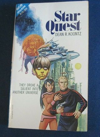 Vintage Ace Double Paperback H - 70 1968 Star Quest/doom Of The Green Planet
