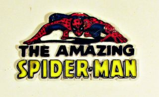 Vintage Classic Marvel Comics Spider Man Plastic Fridge Magnet