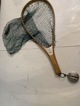 Vintage South Bend Mark 1 Trout Net With “handee - Key”