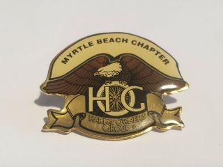 Hog Myrtle Beach Chapter Eagle Harley Davidson Vest Lapel Pin H27