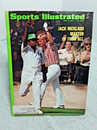 Sports Illustrated April 17 1972 Jack Nicklaus The Masters