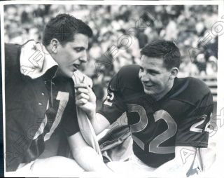 1961 Washington Husky Football Players Pat Claridge & Dean Derby