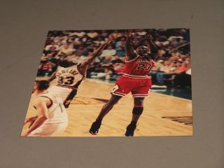 Michael Jordan,  Chicago Bulls Color Photograph - Game Photo 2
