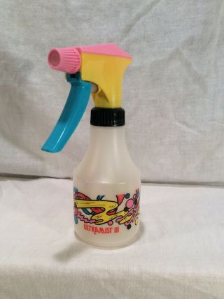 Vintage 80s 90s Plastic Salon Ultramist Iii Mini Spray Bottle