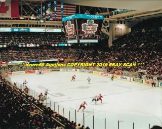 Maple Leaf Gardens Inside Action 8x10 Photo Former Home Of Toronto Maple Leafs