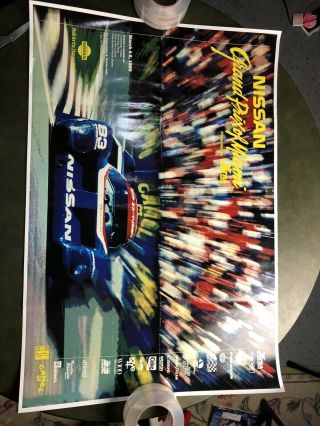 1989 Nissan Grand Prix Of Miami Race Day Advertisement Car/automotive Poster