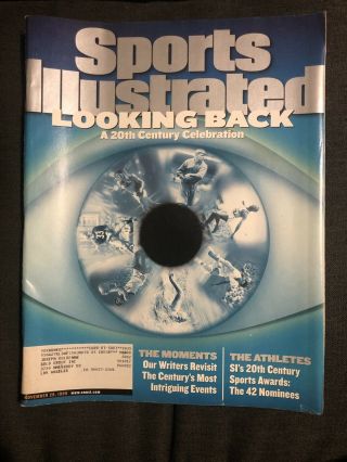 Sports Illustrated Nov 29,  1999 Looking Back A 20th Century Celebration Issue