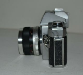 Vintage 1966 Mamiya Sekor 500TL 35mm SLR Camera w 50mm 1:2 Lens W/Case 3