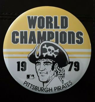 1979 Pittsburgh Pirates World Series Large 6 " Pin Display Stargell Dave Parker